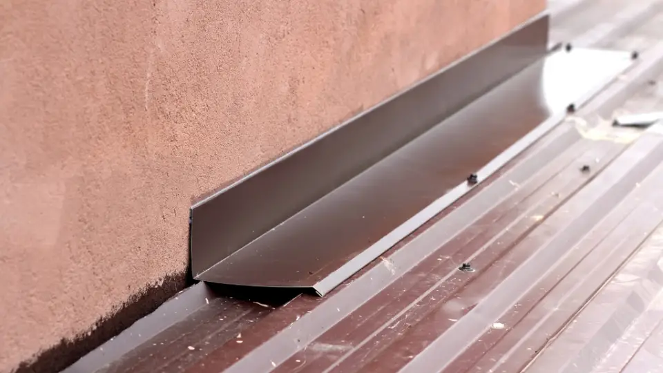 How To Flash A Metal Roof To A Wall